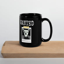 Load image into Gallery viewer, Wanted Winston Black Glossy Mug