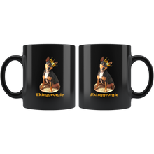 Load image into Gallery viewer, King Georgie Black 11oz Mug