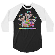 Load image into Gallery viewer, Cottonball Crew 3/4 sleeve raglan shirt