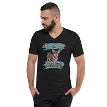 Load image into Gallery viewer, Lucy Lou Unisex Short Sleeve V-Neck T-Shirt