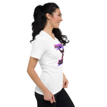 Load image into Gallery viewer, Lucy Lou Unisex Short Sleeve V-Neck T-Shirt