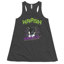 Load image into Gallery viewer, KRASH Smash Women's Flowy Racerback Tank