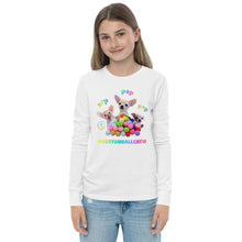 Load image into Gallery viewer, Cottonball Crew Youth long sleeve tee