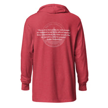 Load image into Gallery viewer, Statement Hooded long-sleeve tee