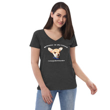 Load image into Gallery viewer, Welcome Thor Women’s recycled v-neck t-shirt