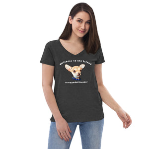 Welcome Thor Women’s recycled v-neck t-shirt