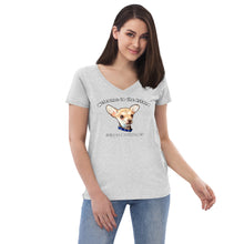 Load image into Gallery viewer, Welcome Thor Women’s recycled v-neck t-shirt