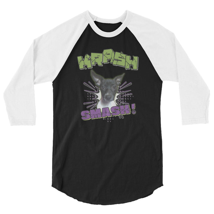 KRASH Smash 3/4 sleeve raglan shirt