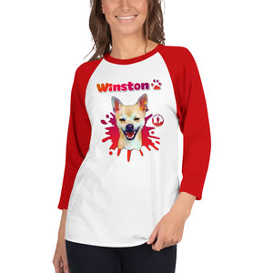 Winston Unisex 3/4 sleeve raglan shirt